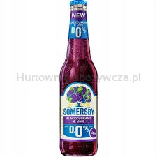 Somersby Black Currant & Lime 0% 400 ml, butelka bezzwrotna