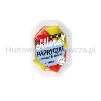 Allora Papryczki czerwone & zielone z serkiem 150g