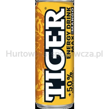 Tiger Max Mango Gazowany Napój Energetyzujący 250 Ml