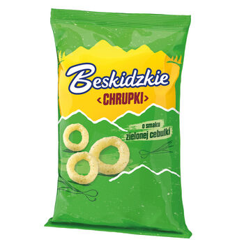 Beskidzkie Chrupki o smaku zielonej cebulki 85g