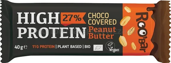 Baton proteinowy z orzechami arachidowymi w polewie z gorzkiej czekolady, bezglutenowy 40 g