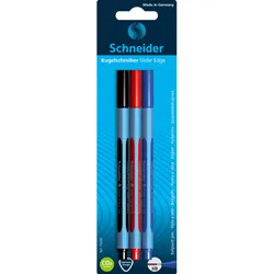 Długopis Schneider Slider Edge, Xb 1,4Mm, 3 Szt., Blister, Mix Kolorów