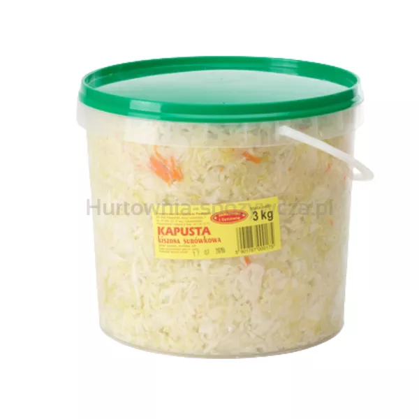 Kapusta Kiszona Młoda Polska 3Kg Pawłowski I Synowie