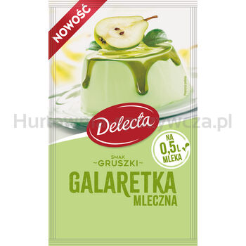 Delecta Galaretka mleczna smak gruszki 60 g