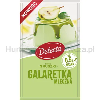 Delecta Galaretka Mleczna Gruszka 60 G