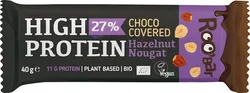 Baton proteinowy z orzechami laskowymi w polewie z gorzkiej czekolady, bezglutenowy BIO 40 g