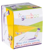 Klej w sztyfcie GIMBOO, PVP, trójkątny, znikający, 15g, 1 szt., pakowany w displayu, fioletowy - 4