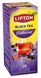 Herbata LIPTON Feel Good Selection, Refresh, czarna porzeczka, 25 kopert