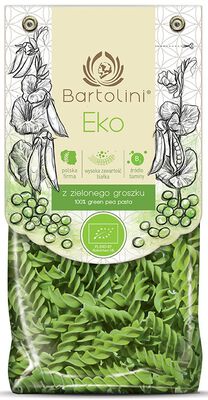 Bartolini Makaron Proteinowy (Z Groszku Zielonego) Świderki Bio 250 G [BIO]