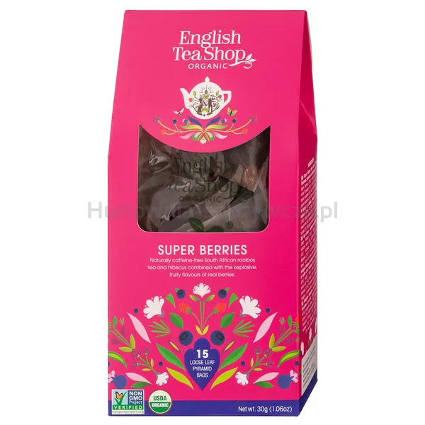 Herbata Super Berries, 15 Piramidek 30G Bio