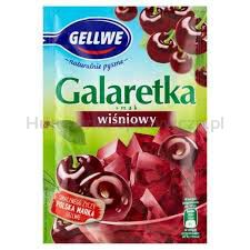 Gellwe Galaretka smak wiśniowy 72g