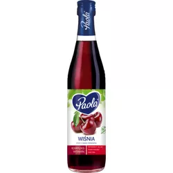 Paola Wiśnia Syrop o smaku wiśniowym 430 ml