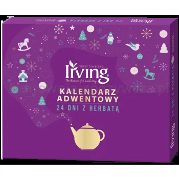 Irving Kalendarz adwentowy 24 dni z herbatą Zestaw 24 herbat 38,5 g (19x1,5 g + 5x2 g)