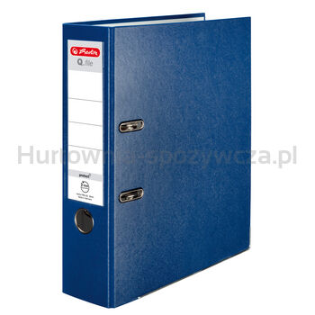 Herlitz Segregator A4 8 cm niebieski Q.file