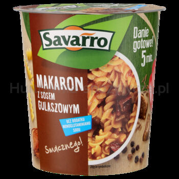 Savarro Makaron Z Sosem Gulaszowym 56 G