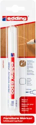 Marker do mebli e-8900 EDDING, 1,5-2 mm, blister, czysta biel