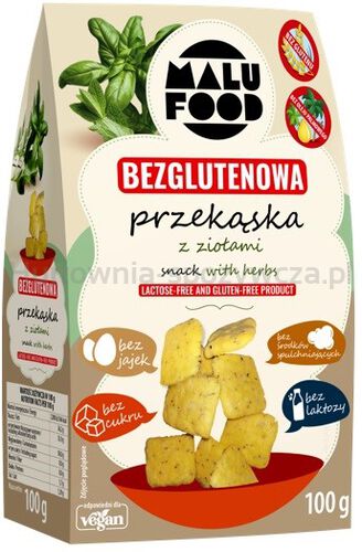 Przekąska Snacki z ziołami BEZGL. B/C 100g