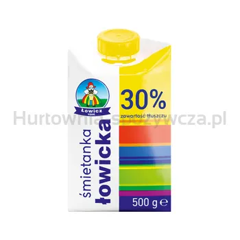 Łowicz Śmietanka UHT30% 500G 