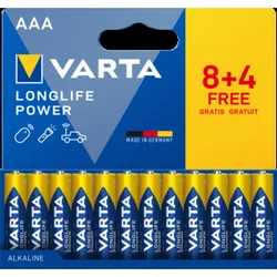 Baterie Varta Longlife Power Aaa 8+4Szt
