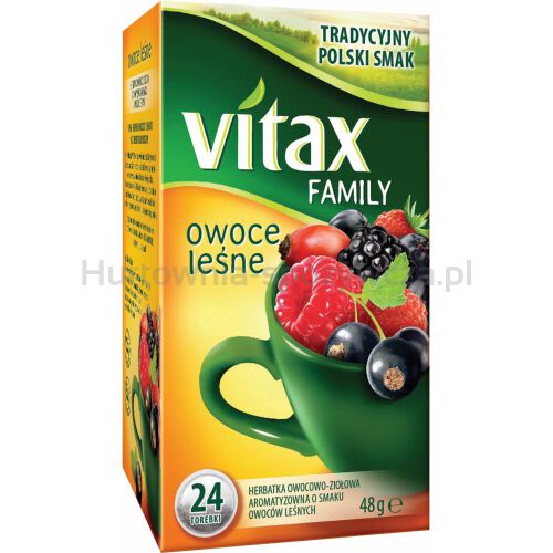 Vitax Herbata Family Owoce Leśne 24 Torebki X 2G