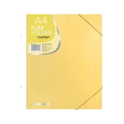Coolpack Teczka na gumkę A4 pastelowa żółta