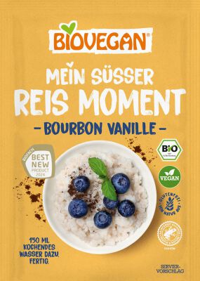 Deser Ryżowy Instant Z Wanilią Bourbon Bezglutenowy Bio 56 G - Biovegan [BIO]