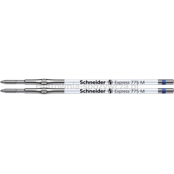 Schneider Wkład do długopisu  775, M, 2szt., blister, niebieski  - 2