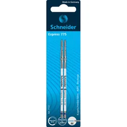 Schneider Wkład Do Długopisu  775, M, 2Szt., Blister, Niebieski 