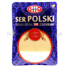 Mlekovita Ser Polski Z Dziurami Plastry 150G