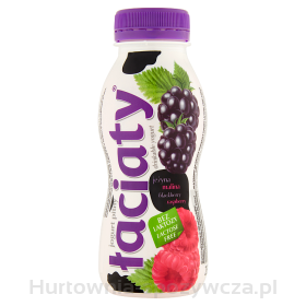Jogurt Pitny Łaciaty Bez Laktozy Jeżyna - Malina Butelka 250 Ml Pet
