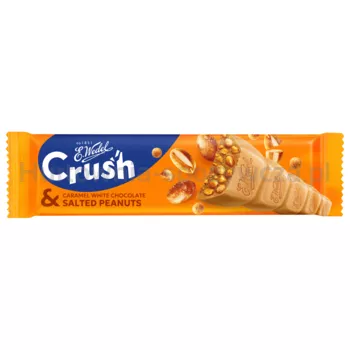 Wedel Baton Crush ze słonymi orzeszkami w czekoladzie białej karmelowej 25g