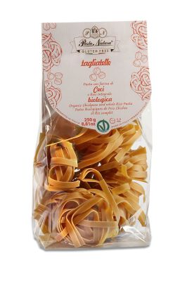 Makaron (Z Ciecierzycy I Brązowego Ryżu) Tagliatelle Bezglutenowy Bio 250 G - Pasta Natura [BIO]