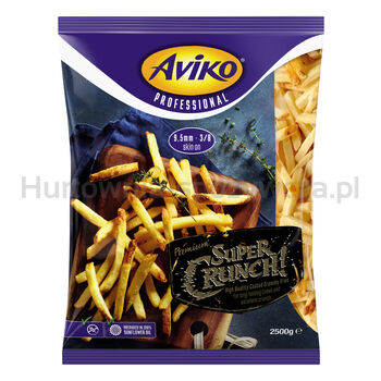 Aviko Super Chrupiące Frytki Ze Skórką Super Crunch Fries 95 Mm 25Kg