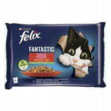 Felix Fantastic Mp Mięso Z Warzywami 4X85G = 340G