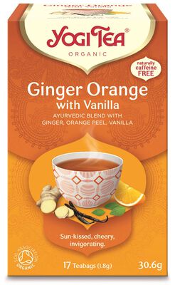 Yogi Tea  Herbatka Imbirowo - Pomarańczowa Z Wanilią (Ginger Orange With Vanilla) Bio (17 X 1,8 G) 30,6 G - Yogi Tea [BIO]