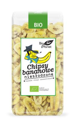 Chipsy Bananowe Niesłodzone Bio 150 G - Bio Planet [BIO]