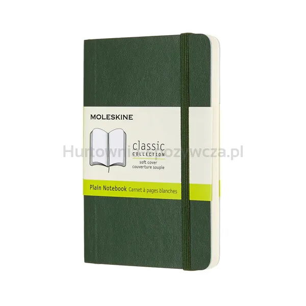 Notes Moleskine P (9X14Cm), Gładki, Miękka Oprawa, 192 Strony, Myrtle Green
