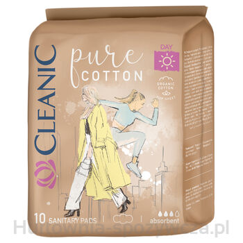 Cleanic Pure Cotton Podpaski Na Dzień 10 Szt.