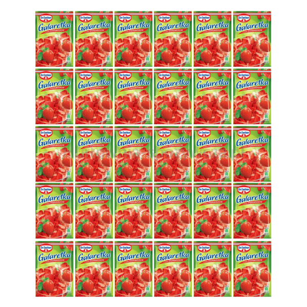 Dr.Oetker Galaretka Truskawkowa 72 G x 30 sztuk