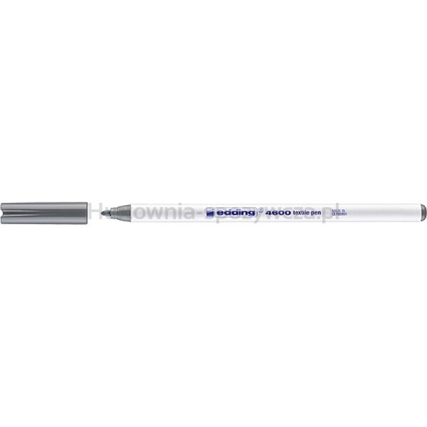 Pisak tekstylny e-4600 EDDING, 1 mm, szary - 2