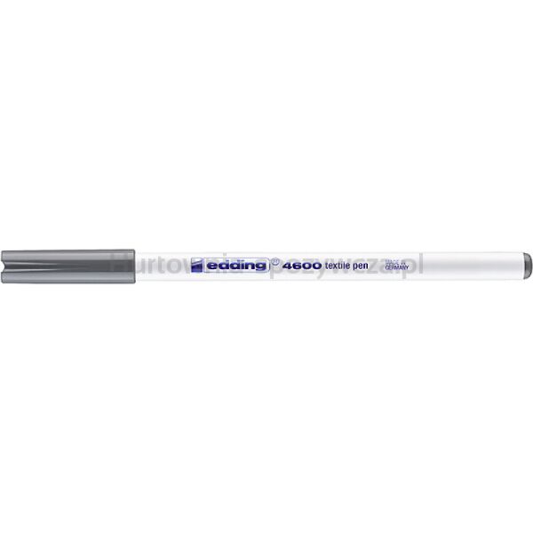 Pisak tekstylny e-4600 EDDING, 1 mm, szary - 3