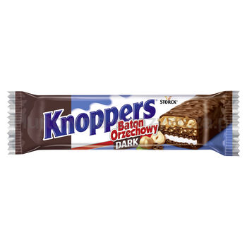 Knoppers Baton Orzechowy Dark 40G