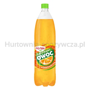 Hortex Gazowany Owoc napój o smaku pomarańczowym 1,5 l  SK