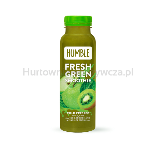 Smoothie Jabłko - Mango - Szpinak - Kiwi Tłoczone Na Zimno 250 Ml - Humble [BIO]