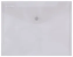 Teczka kopertowa DONAU zatrzask, PP, C5, 180mikr., dymna