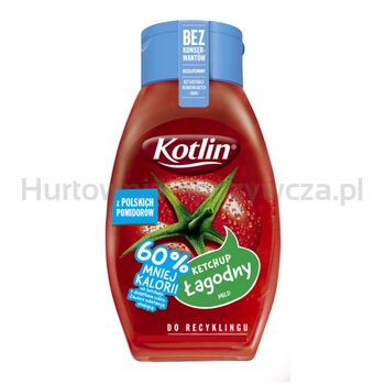 Kotlin Ketchup łagodny 60% mniej kalorii 420 g