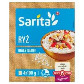 Ryż Sarita Biały Długi 4*100 G Mw Dobry Wybór Kar