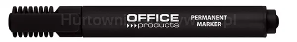 Marker permanentny OFFICE PRODUCTS, ścięty, 1-5mm (linia), czarny