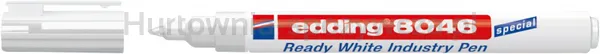 Marker przemysłowy permanentny e-8046 EDDING, biały