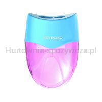 Temperówka plastikowa KEYROAD, pastel, podwójna, z pojemnikiem, blister, mix kolorów - 2